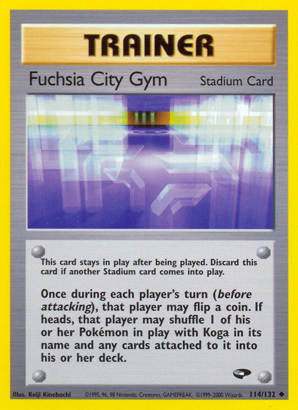 Gym Challenge Fuchsia City Gym #114/132 unlimited
